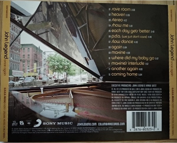 John Legend : Once Again (CD, Album)