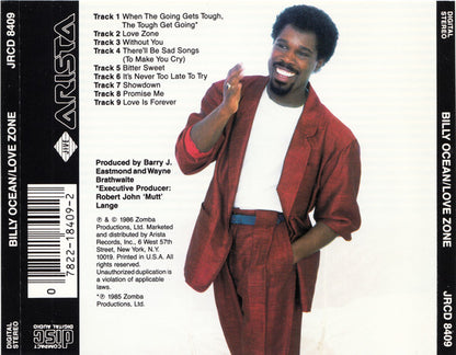 Billy Ocean : Love Zone (CD, Album)