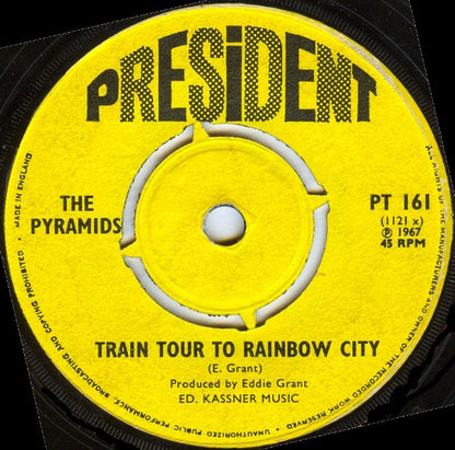 The Pyramids (2) : Train Tour To Rainbow City / John Chewey (7", Single)