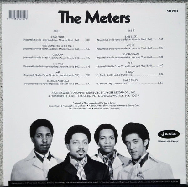 The Meters : The Meters (LP, Album, RE, 180)