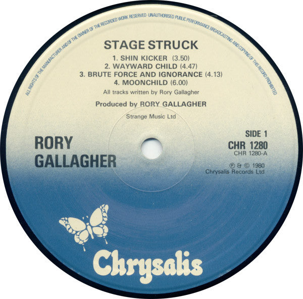 Rory Gallagher : Stage Struck (LP, Album)