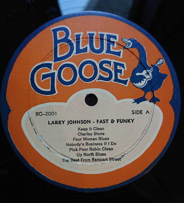 Larry Johnson (6) : Fast & Funky (LP, Album, RE, Ora)