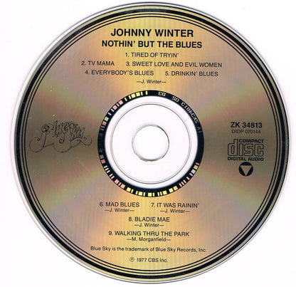 Johnny Winter : Nothin' But The Blues (CD, Album, RE)