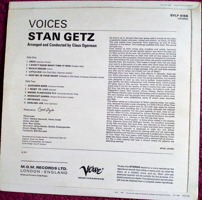 Stan Getz : Voices (LP, Album)