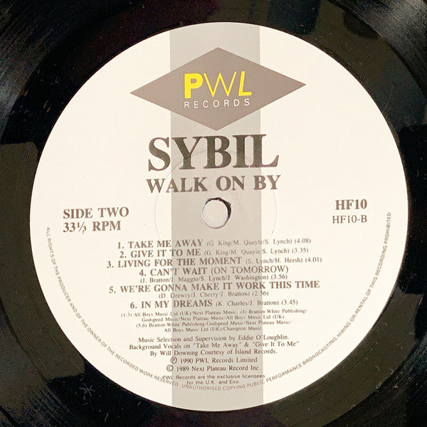 Sybil : Walk On By (LP, Album)