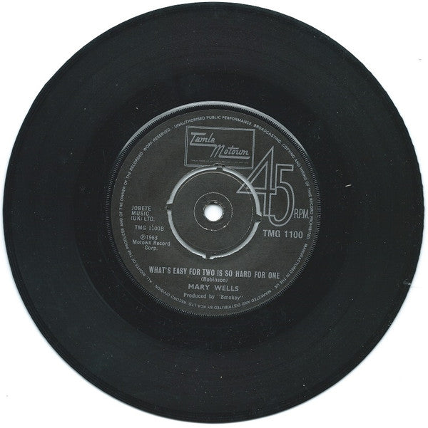 Mary Wells : My Guy (7", Single, 4-p)