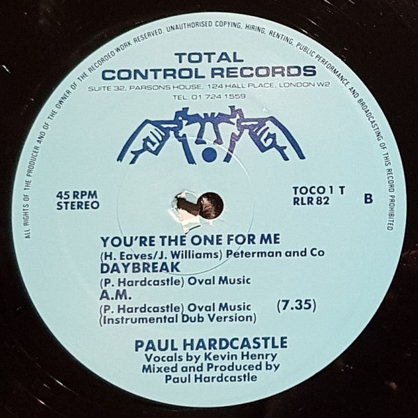 Paul Hardcastle : You're The One For Me / Daybreak / A.M. (12", Single, Dam)