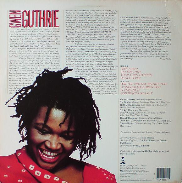 Gwen Guthrie : Gwen Guthrie (LP, Album, Spe)