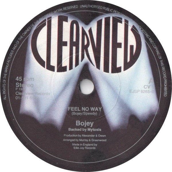 Speedy (13) / Bojey : Smile / Feel No Way (7", Single)