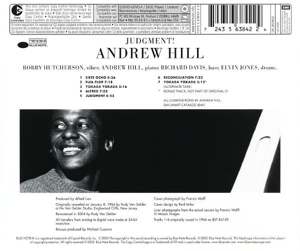 Andrew Hill : Judgment! (CD, Album, Copy Prot., RE, RM)