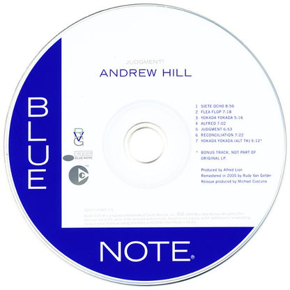 Andrew Hill : Judgment! (CD, Album, Copy Prot., RE, RM)