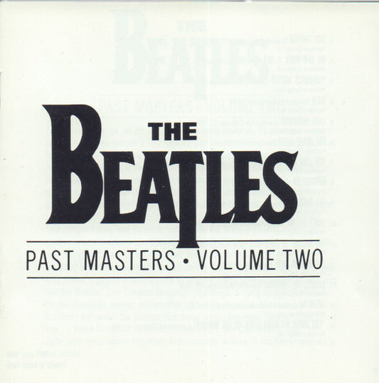 The Beatles : Past Masters • Volume Two (CD, Comp, Mono)