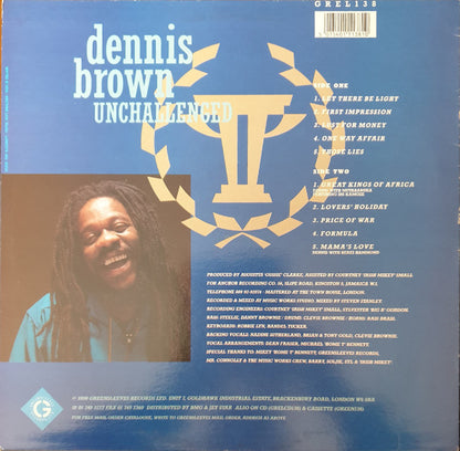 Dennis Brown : Unchallenged (LP, Album)