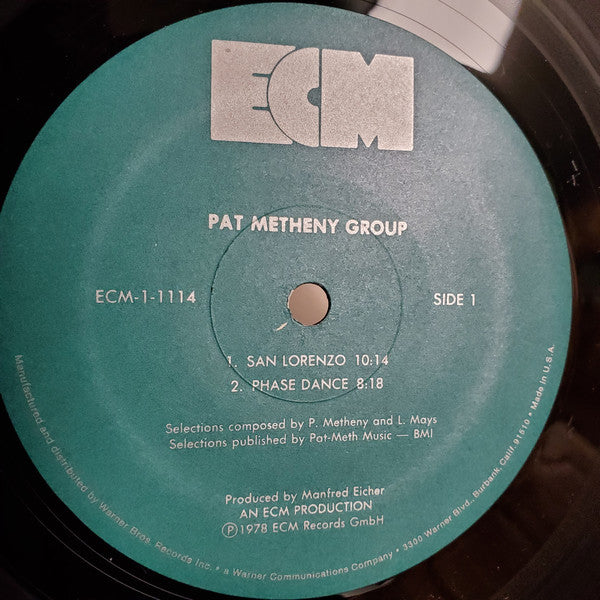 Pat Metheny Group : Pat Metheny Group (LP, Album)