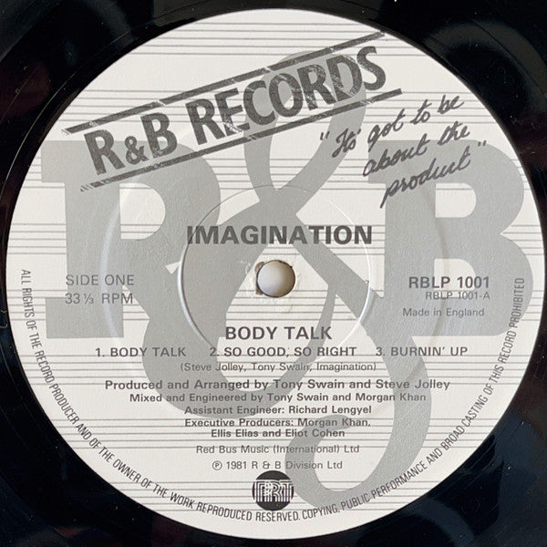 Imagination : Body Talk (LP, Album)