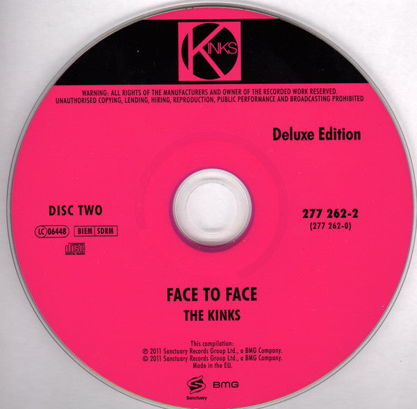 The Kinks : Face To Face (CD, Mono + CD + Album, Dlx, RE, RM)