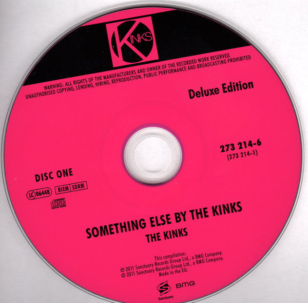 The Kinks : Something Else By The Kinks (CD, Mono + CD + Album, Dlx, RE, RM)