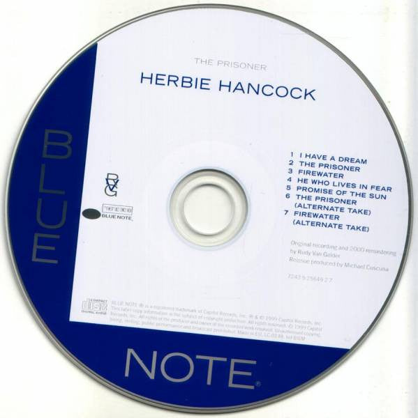 Herbie Hancock : The Prisoner (CD, Album, RE, RM)