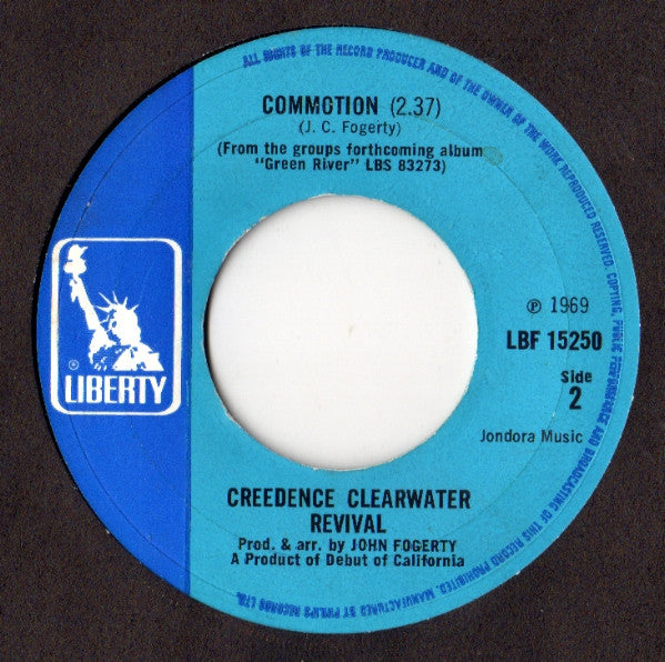 Creedence Clearwater Revival : Green River (7", Single)