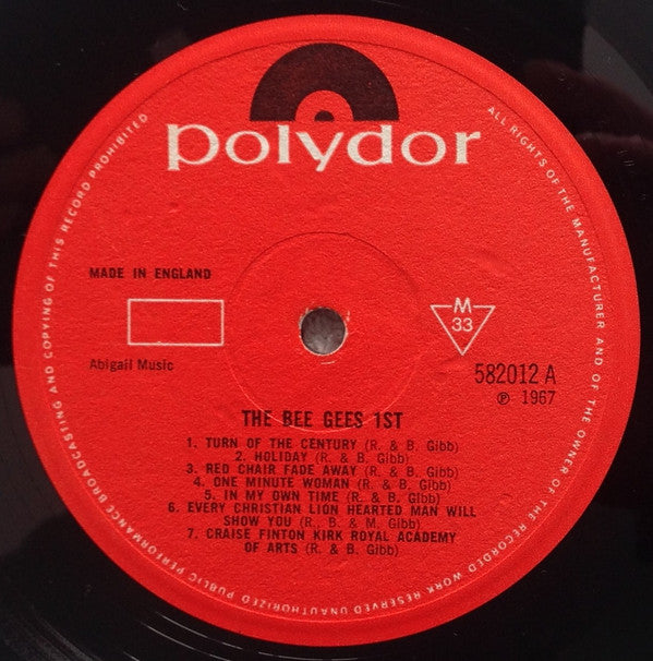 Bee Gees : Bee Gees' 1st (LP, Album, Mono)