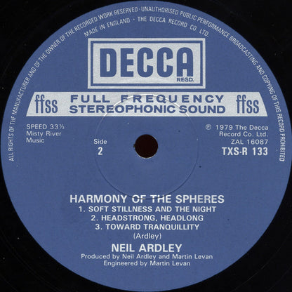 Neil Ardley : Harmony Of The Spheres (LP, Album)