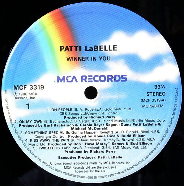 Patti LaBelle : Winner In You (LP, Album)