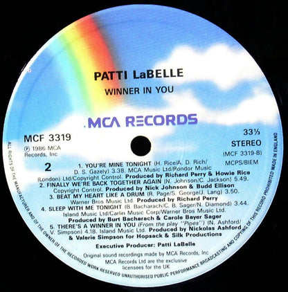 Patti LaBelle : Winner In You (LP, Album)