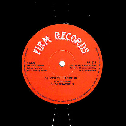 Oliver Samuels : Oliver Yu Large Oh! (12", Single)