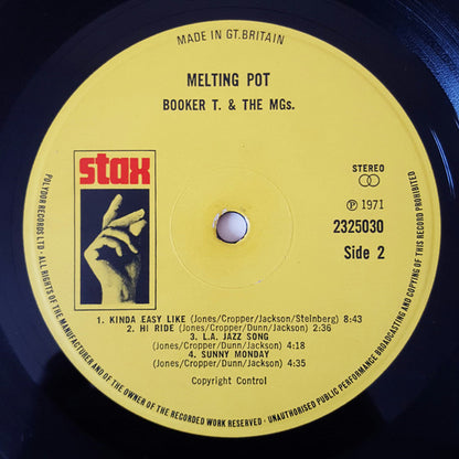 Booker T & The MG's : Melting Pot (LP, Album)