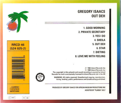 Gregory Isaacs : Out Deh! (CD, Album, RE)