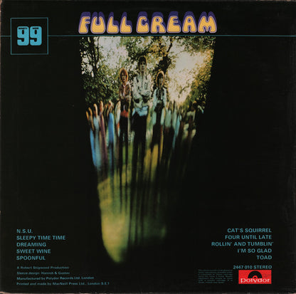 Cream (2) : Full Cream (LP, Album, RE)