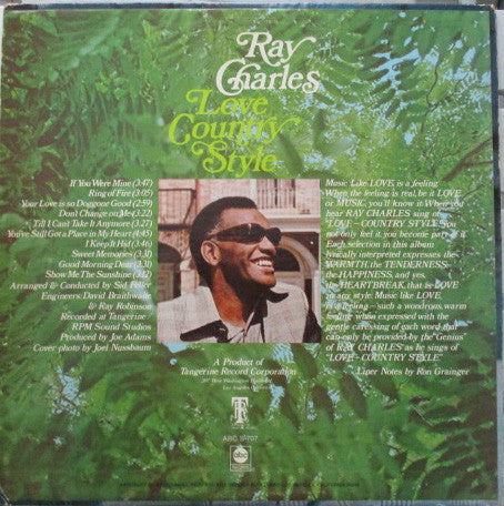 Ray Charles : Love Country Style (LP, Album)