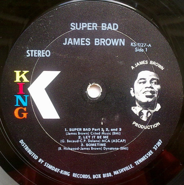 James Brown : Super Bad (LP, Album, Bla)