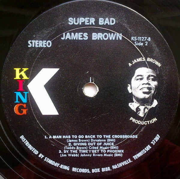 James Brown : Super Bad (LP, Album, Bla)