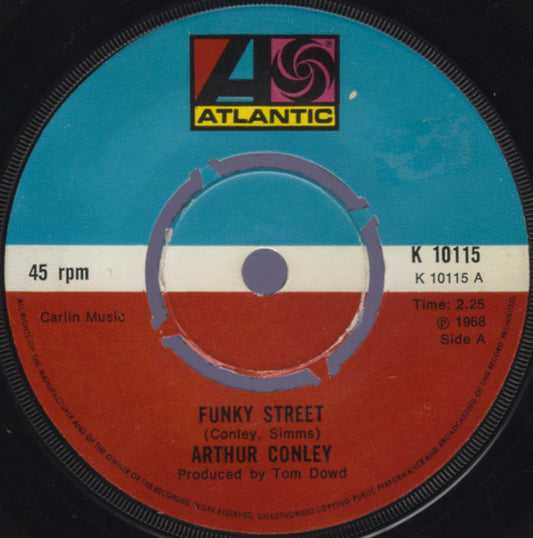 Arthur Conley : Funky Street (7", RE, 4 P)