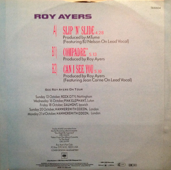 Roy Ayers : Slip 'N' Slide (12")