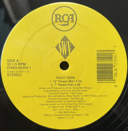 SWV : Right Here (12", Single)