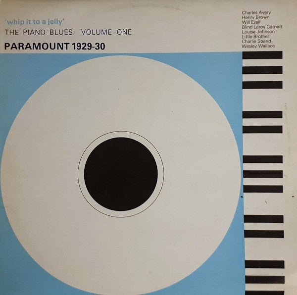 Various : 'Whip It To A Jelly' : Paramount 1929-30 (LP, Comp, Mono)