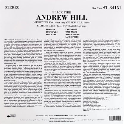 Andrew Hill : Black Fire (LP, Album, RE, 180)