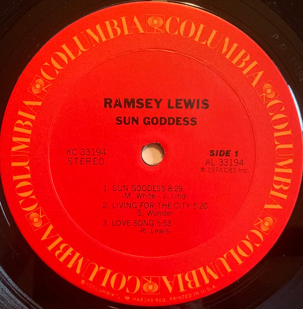 Ramsey Lewis : Sun Goddess (LP, Album, Ter)