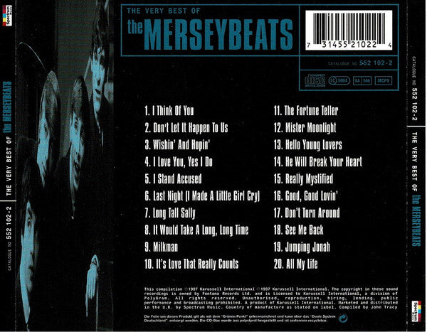 The Merseybeats : The Very Best Of (CD, Comp)