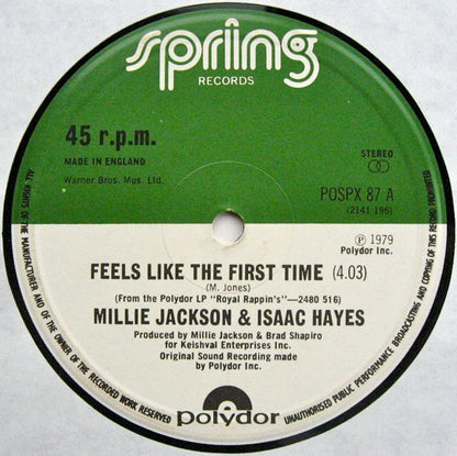 Millie Jackson & Isaac Hayes : Feels Like The First Time (12")