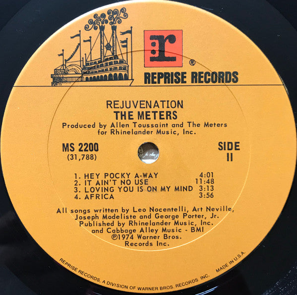 The Meters : Rejuvenation (LP, Album, Pit)