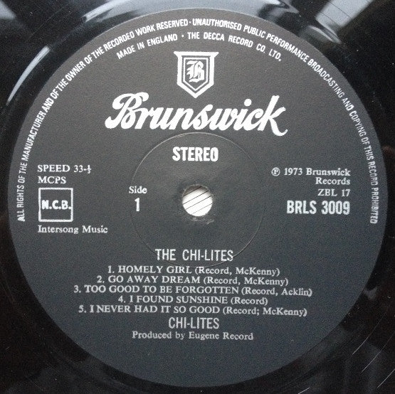 The Chi-Lites : Chi-Lites (LP, Album)