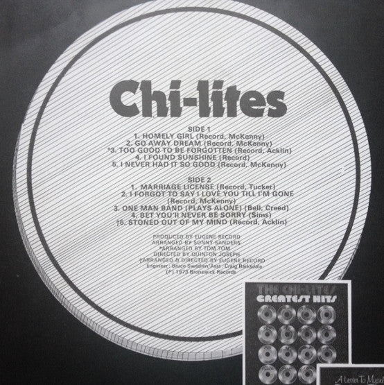 The Chi-Lites : Chi-Lites (LP, Album)