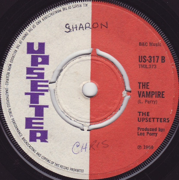 The Bleechers / The Upsetters : Check Him Out / The Vampire (7", Single, 4 P)