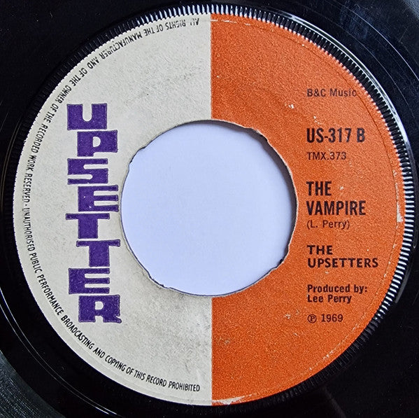 The Bleechers / The Upsetters : Check Him Out / The Vampire (7", Single, 4 P)