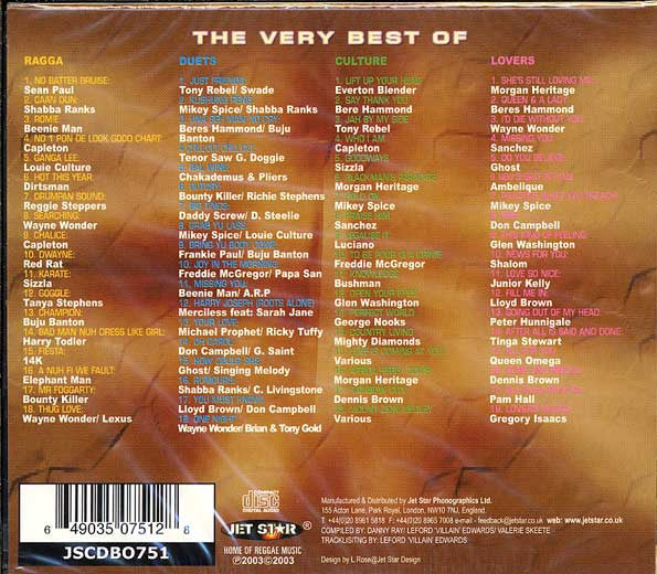 Various : The Very Best Of Reggae Hits Boxset (4xCD, Comp, Ltd + Box)