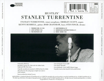 Stanley Turrentine : Hustlin' (CD, Album, RE, RM)