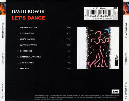 David Bowie : Let's Dance (CD, Album, Enh, RE, RM)